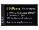 Pf070238無人機電池, parrot pf070238 1-cell batteries