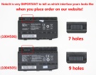 X6ti-m2筆記本電池, 原裝mechrevo x6ti-m2 6-cell laptop batteries