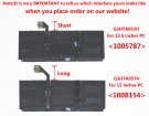 G3hta053h筆記本電池, 原裝microsoft微軟g3hta053h 4-cell laptop batteries
