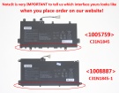 Chromebook flip c436筆記本電池, 原裝asus華碩chromebook flip c436 3-cell laptop batteries